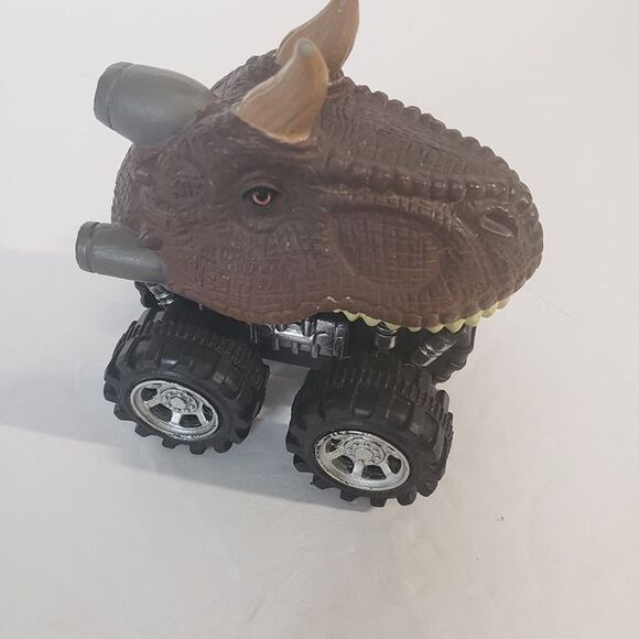 Wild Zoomies T-Rex Dinosaur Pull-Back Toy Car 2" Action - Picture 2 of 6